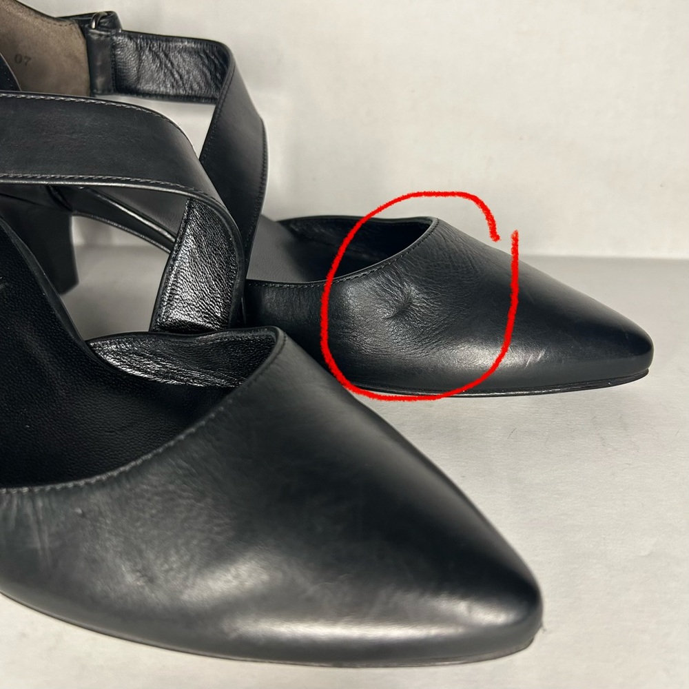 Paul Green Women's Size 9 Black Leather Heels - Picture 10 of 10